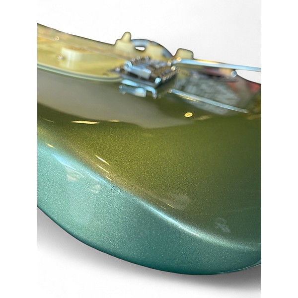 Used Fender Standard Stratocaster HSS Sage Green Metallic Solid Body Electric Guitar