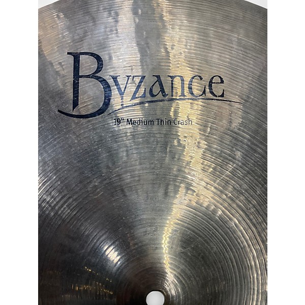 Used MEINL 19in Byzance Medium Thin Crash Brilliant Cymbal