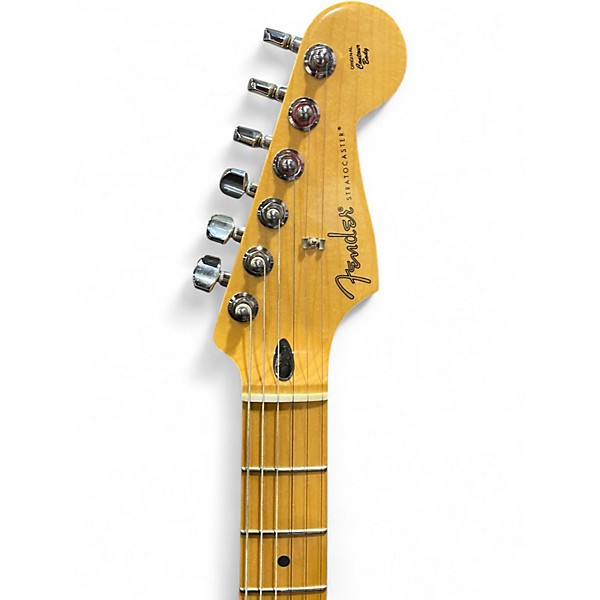 Used Fender Player Stratocaster Black Solid Body Electric Guitar