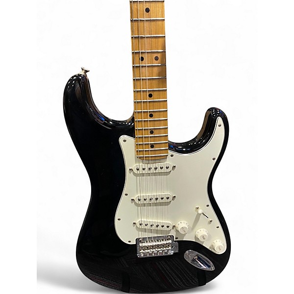 Used Fender Player Stratocaster Black Solid Body Electric Guitar