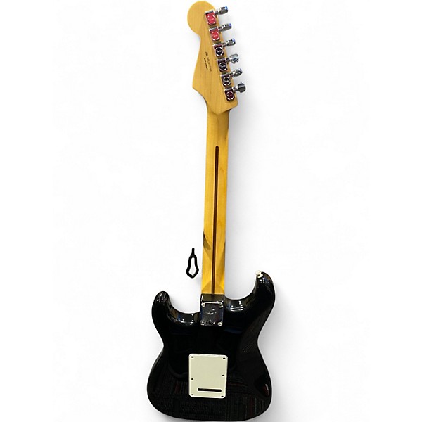 Used Fender Player Stratocaster Black Solid Body Electric Guitar