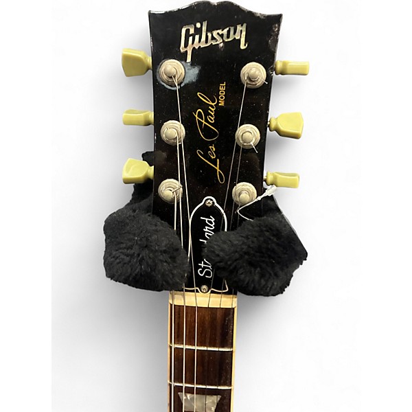 Used Gibson Les Paul Standard Black Solid Body Electric Guitar