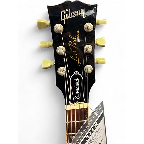 Used Gibson Les Paul Standard Black Solid Body Electric Guitar
