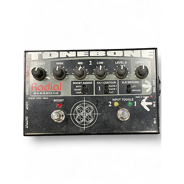 Used Radial Engineering TONEBONE BASSBONE Effect Pedal
