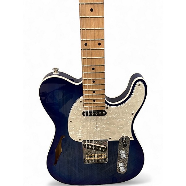 Used G&L Tribute ASAT Classic Bright Blue Burst Solid Body Electric Guitar