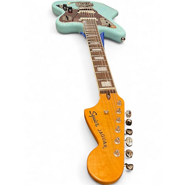 Used Squier CLASSIC VIBE 70S JAGUAR Daphne Blue Solid Body Electric Guitar