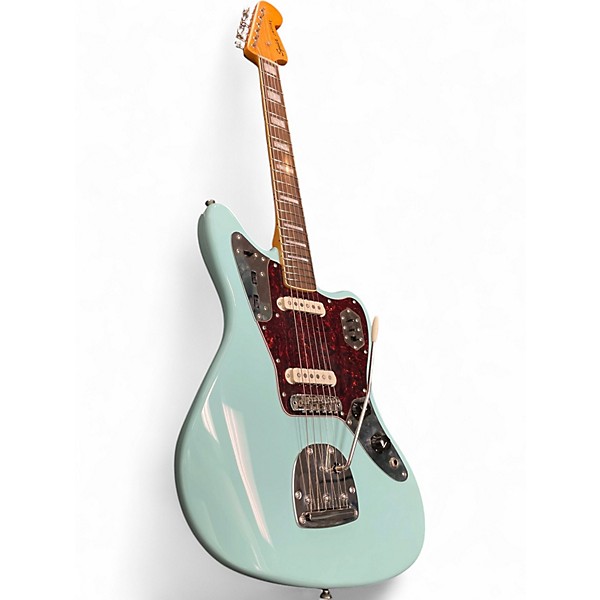 Used Squier CLASSIC VIBE 70S JAGUAR Daphne Blue Solid Body Electric Guitar