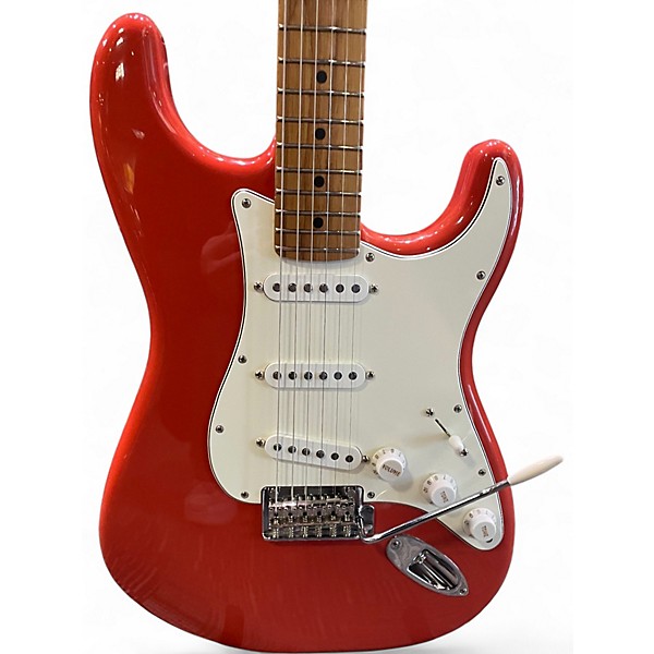 Used Fender Player Stratocaster Fiesta Red Solid Body Electric Guitar
