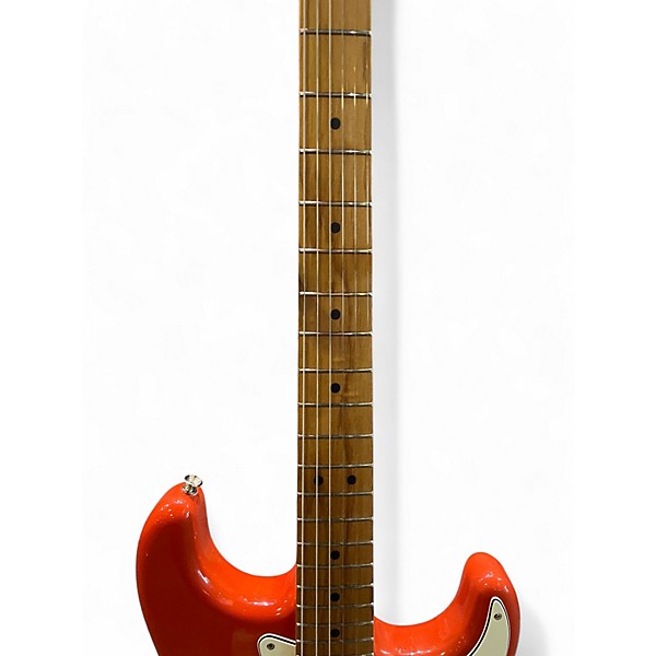Used Fender Player Stratocaster Fiesta Red Solid Body Electric Guitar