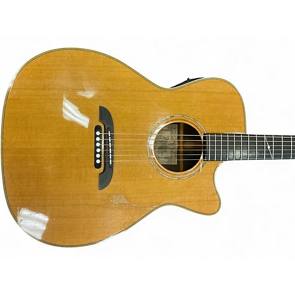 Used Alvarez WY1 Yairi Stage OM/Folk Natural Acoustic Electric Guitar