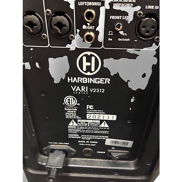 Used Harbinger VARI V2312 Powered Speaker