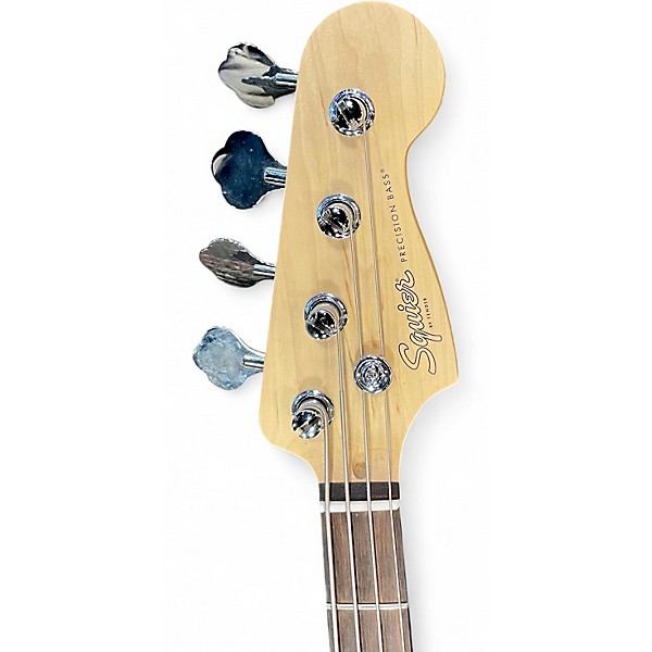 Used Squier Debut Series Precision Bass Matte Black Electric Bass Guitar