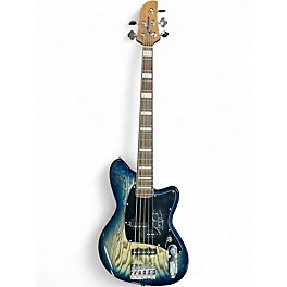 Used Ibanez TMB405TA Cosmic Blue Starburst Electric Bass Guitar