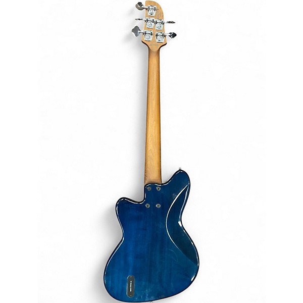 Used Ibanez TMB405TA Cosmic Blue Starburst Electric Bass Guitar