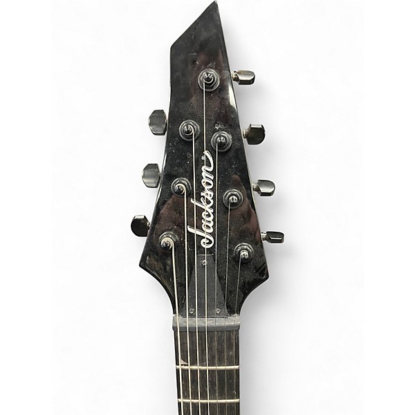 Used Jackson SLATXF7 Soloist 7 String Black Solid Body Electric Guitar