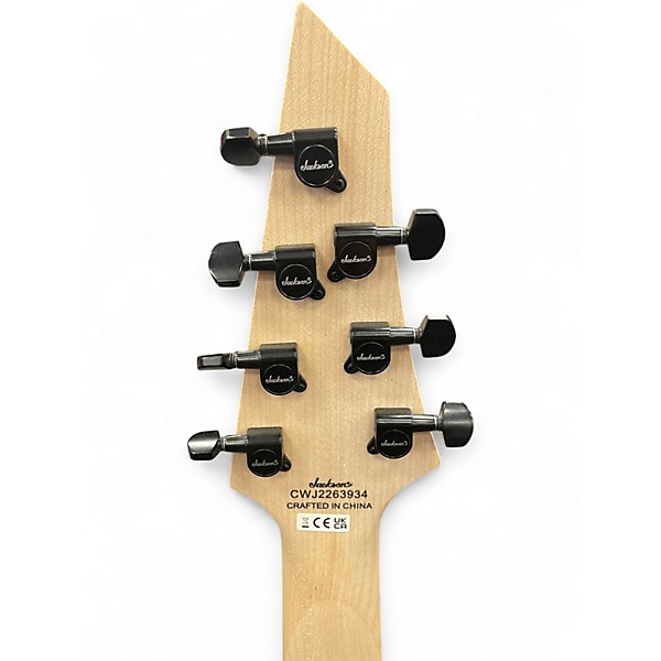 Used Jackson SLATXF7 Soloist 7 String Black Solid Body Electric Guitar