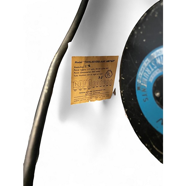 Vintage 1964 Fender Twin Reverb Tube Guitar Combo Amp