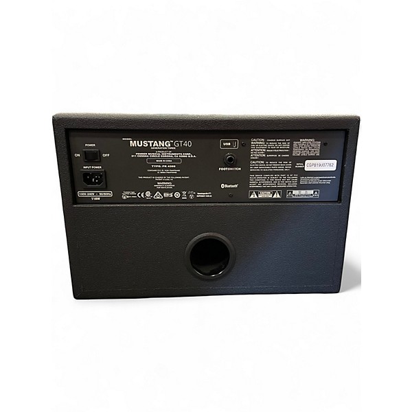 Used Fender Mustang GT 40 40W 2X6.5 Guitar Combo Amp