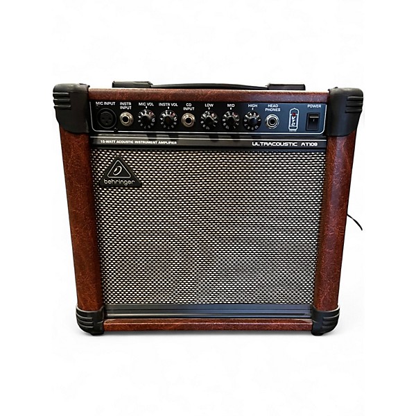 Used Behringer AT108 1X8 15W Ultracoustic Acoustic Guitar Combo Amp