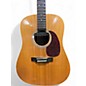 Used Martin custom Natural Acoustic Electric Guitar