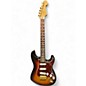 Used Fender Deluxe Stratocaster 3 Tone Sunburst Solid Body Electric Guitar thumbnail
