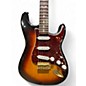 Used Fender Deluxe Stratocaster 3 Tone Sunburst Solid Body Electric Guitar
