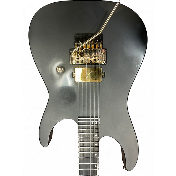 Used ESP ltd deluxe m1001 Black Solid Body Electric Guitar