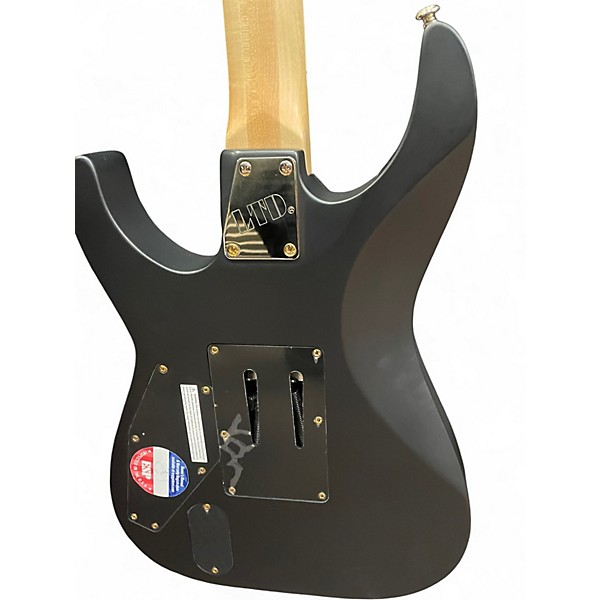 Used ESP ltd deluxe m1001 Black Solid Body Electric Guitar