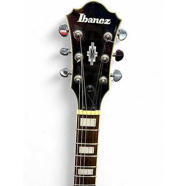 Used Ibanez AF75 -TRS Black Cherry Hollow Body Electric Guitar