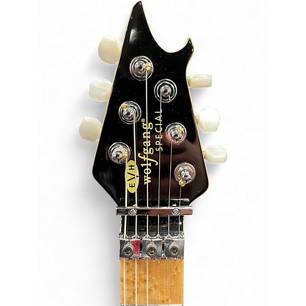 Used 2010s EVH Wolfgang Special Floyd Rose Vintage White Solid Body Electric Guitar