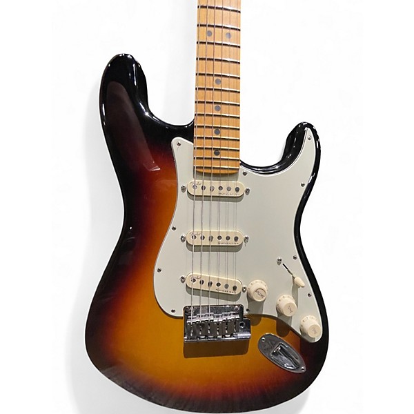 Used Fender American Ultra Stratocaster 2 Tone Sunburst Solid Body Electric Guitar