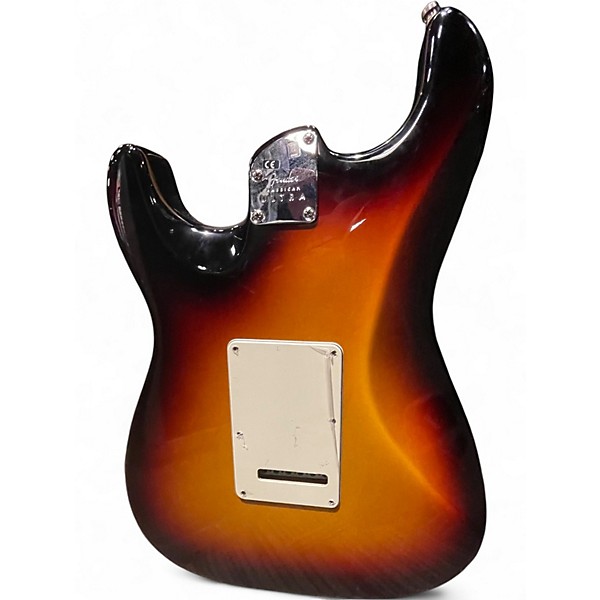 Used Fender American Ultra Stratocaster 2 Tone Sunburst Solid Body Electric Guitar
