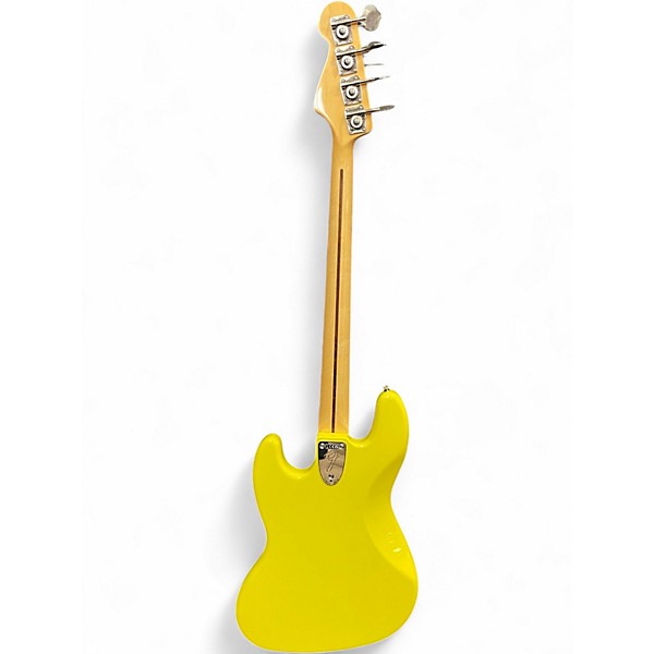 Used Fender 1970S Jazz Bass yellow Electric Bass Guitar