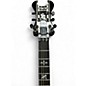 Used Schecter Guitar Research diamond series Black and White Solid Body Electric Guitar