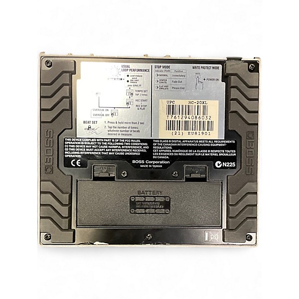 Used BOSS RC20XL Loop Station XL Twin Pedal