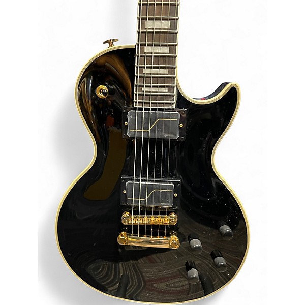 Used Epiphone Matt Heafy Les Paul Custom Ebony Solid Body Electric Guitar