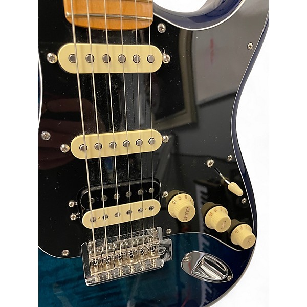 Used Fender Player Stratocaster Blue Burst Solid Body Electric Guitar