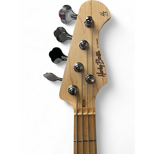 Used Harley Benton PB-50-FR Red Electric Bass Guitar