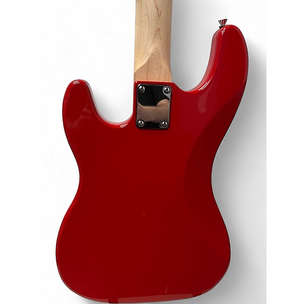 Used Harley Benton PB-50-FR Red Electric Bass Guitar