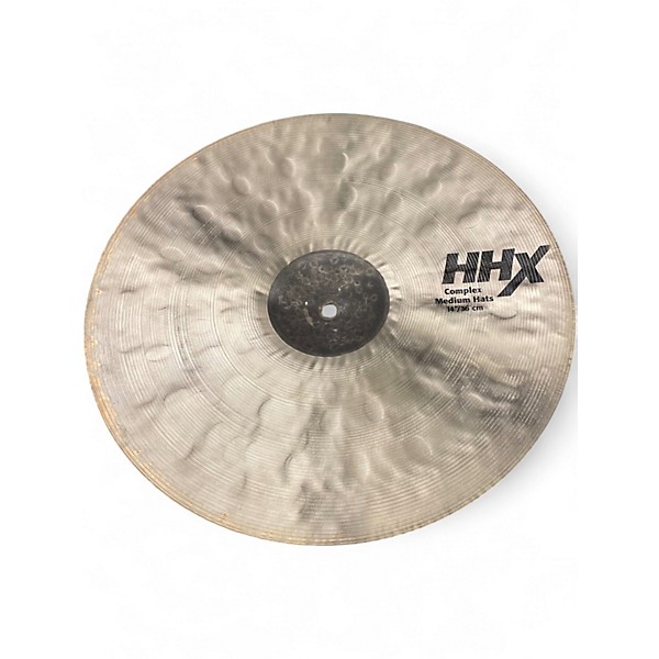 Used SABIAN 14in HHX Complex Medium Pair Cymbal
