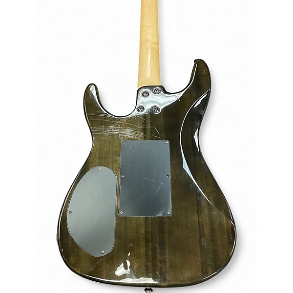 Used Dean VENDETTA VN1000F Trans Black Solid Body Electric Guitar