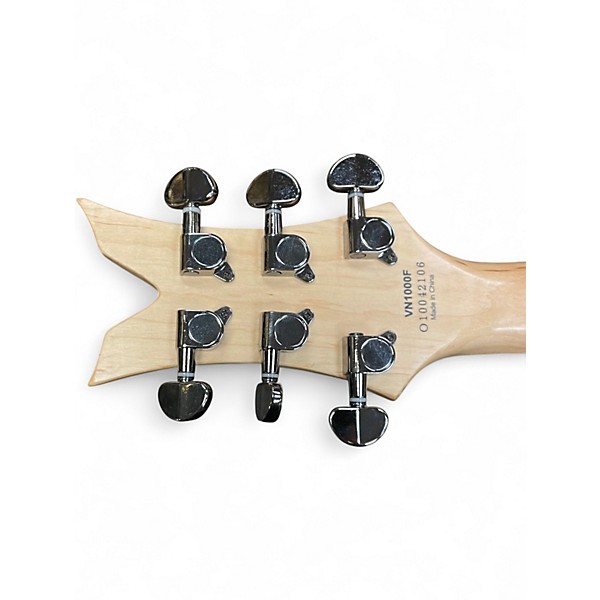 Used Dean VENDETTA VN1000F Trans Black Solid Body Electric Guitar