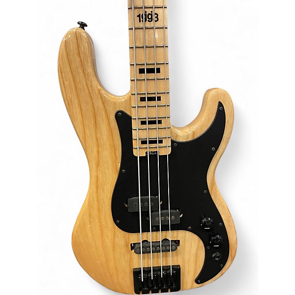 Used Schecter Guitar Research Diamond Series P-4 Natural Electric Bass Guitar