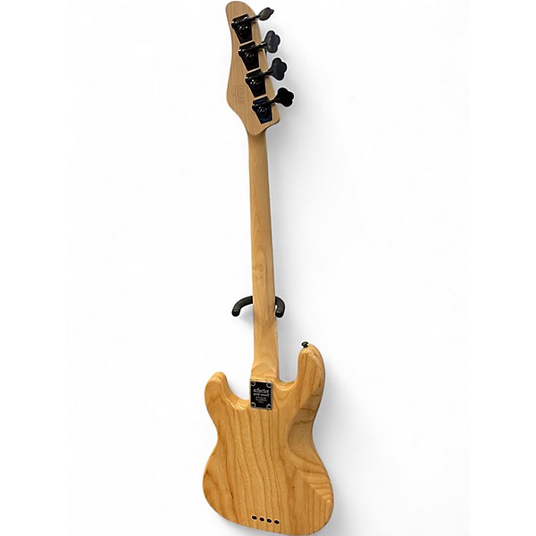 Used Schecter Guitar Research Diamond Series P-4 Natural Electric Bass Guitar