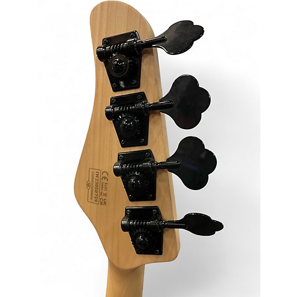 Used Schecter Guitar Research Diamond Series P-4 Natural Electric Bass Guitar