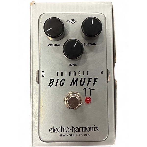 Used Electro-Harmonix Big Muff Triangle Pi Distortion Effect Pedal
