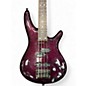 Used Ibanez SR2000 Trans Purple Electric Bass Guitar