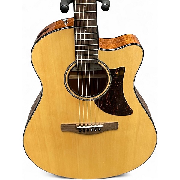 Used Ibanez AAM300CE-NT Natural Acoustic Electric Guitar