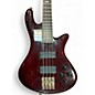 Used Schecter Guitar Research Diamond Series Elite-4 Crimson Red Electric Bass Guitar