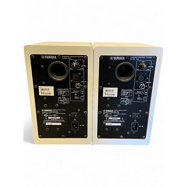 Used Yamaha HS5 White 5" Pair Powered Monitor